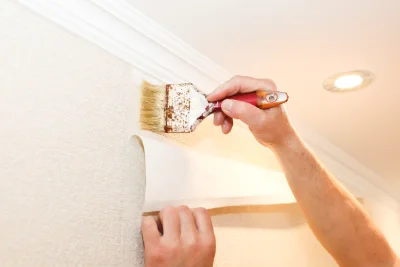 Pose de papier peint à Laversines — revêtements muraux et toiles de verre